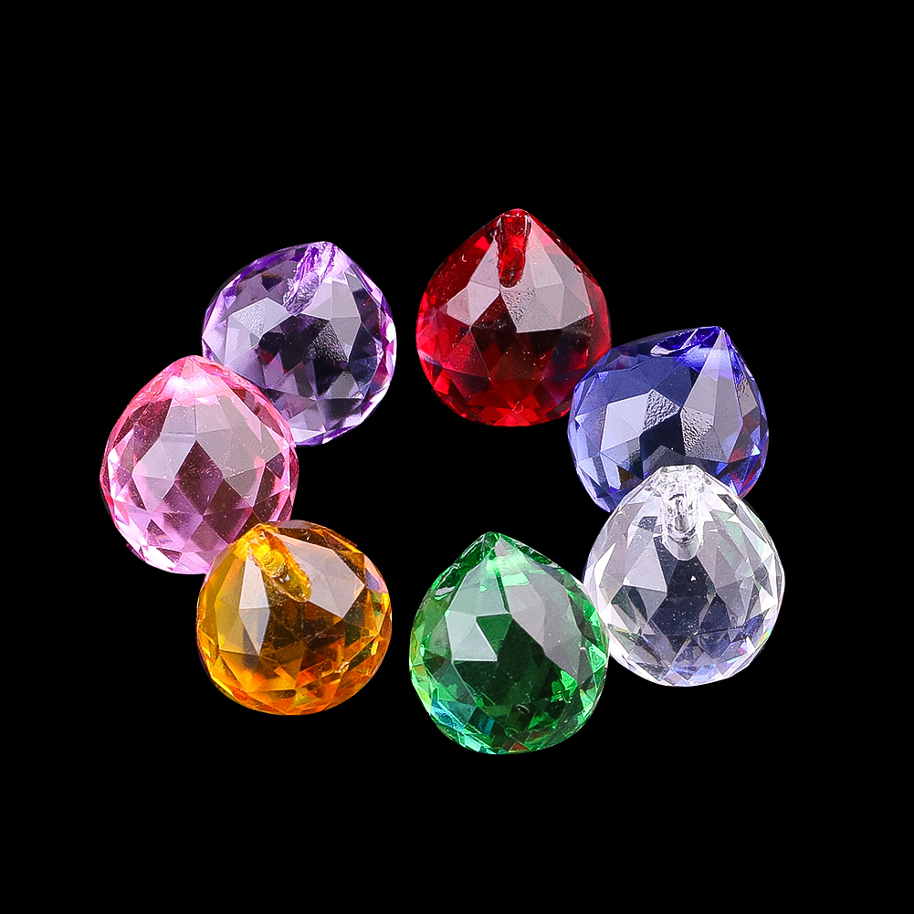 Crystal Ball Decor - 6pcs 20mm K9 Crystal Glass Ball