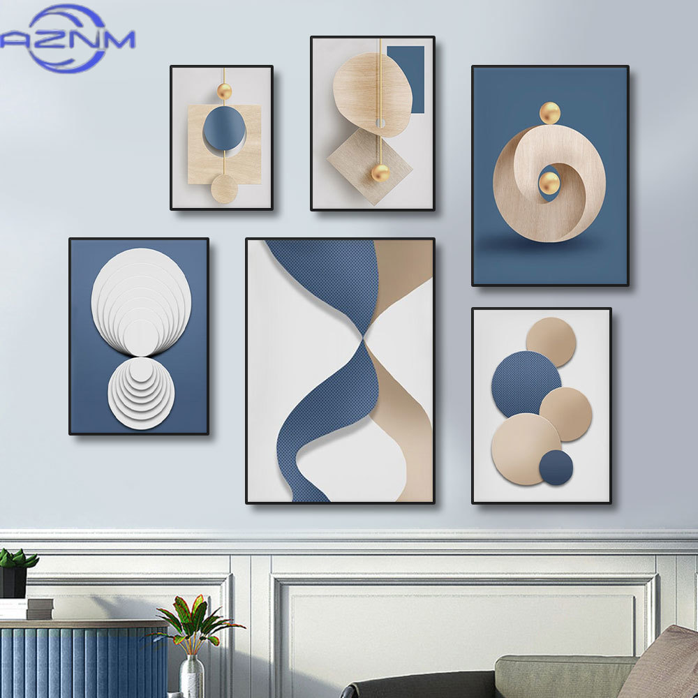 Luxury Lifestyle Japan - AZNM AZNM Abstract Blue White Luxury
