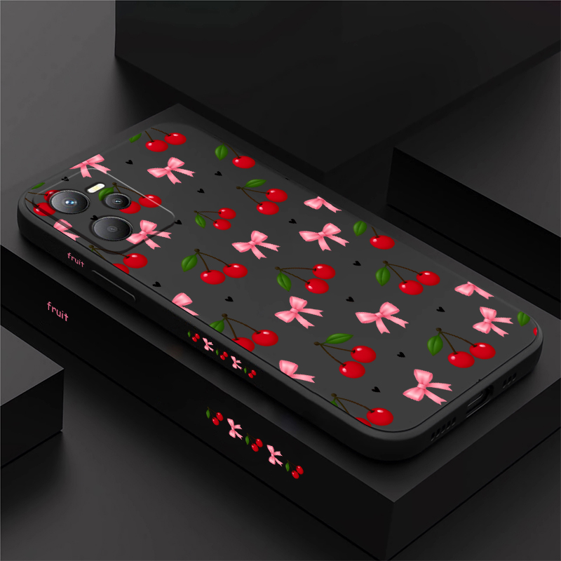 Realme C67 - Cherry Print Case For OPPO Realme