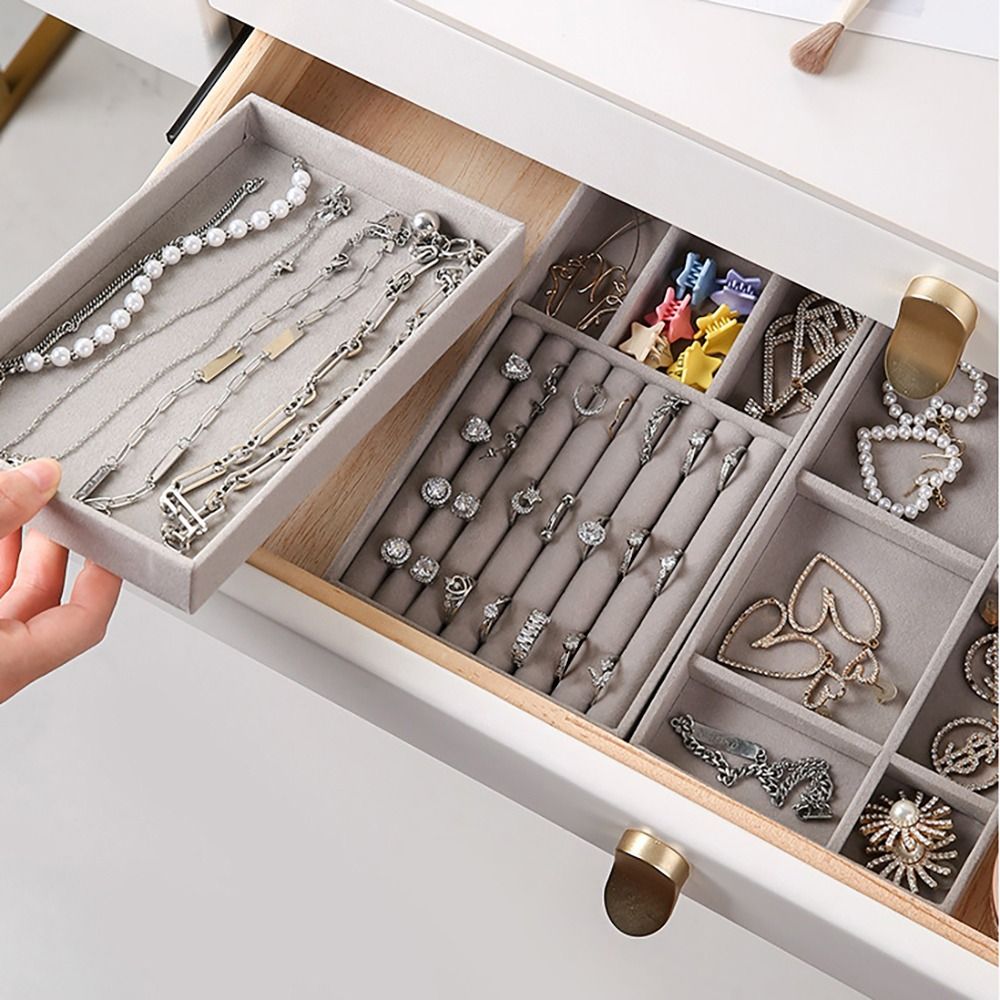 Drawer Box Stackable Velvet Je - огляд і ціна Velvet Jewelry Box
