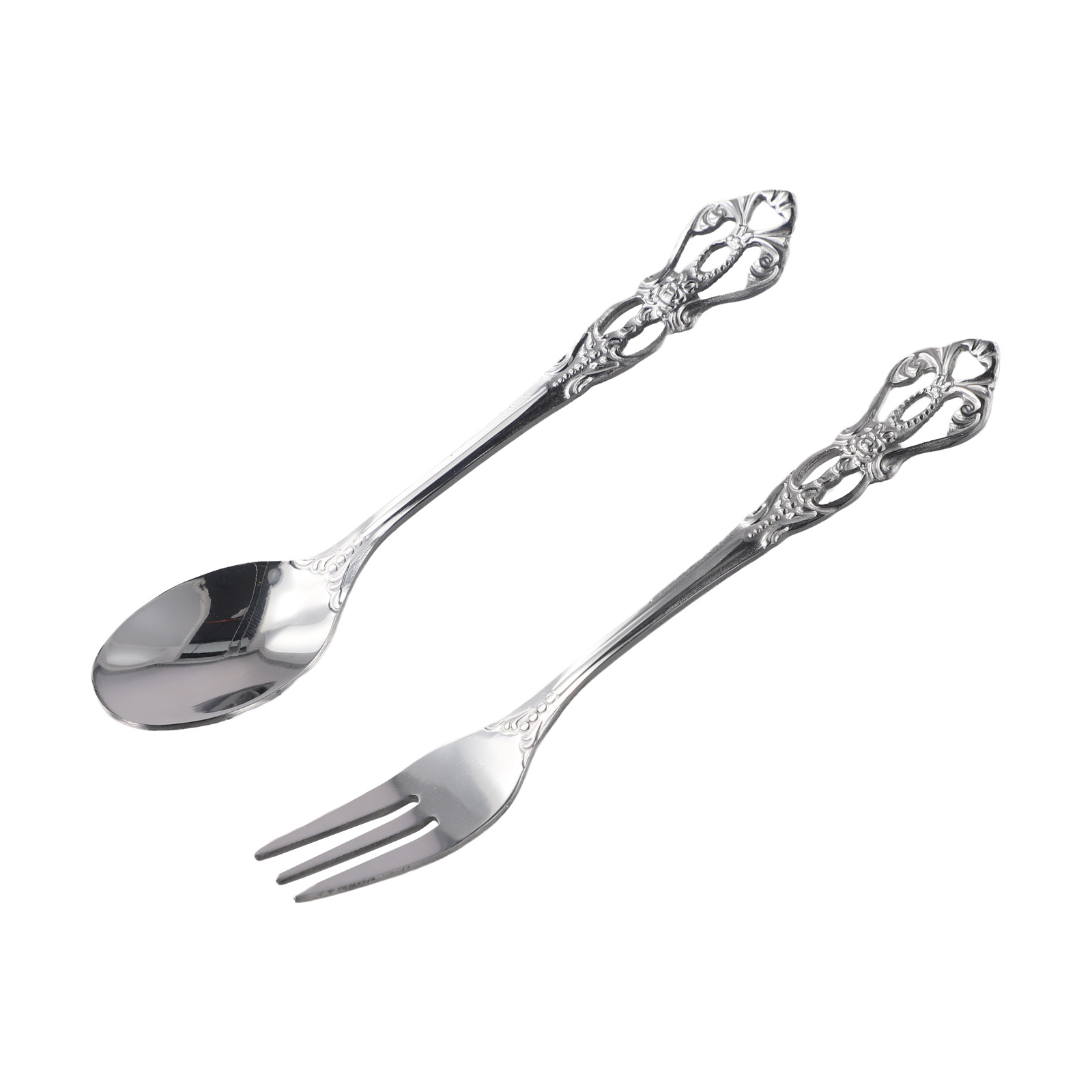 1 Pair Vintage Gold Spoon Fork - огляд і ціна Gold Plated Cutlery