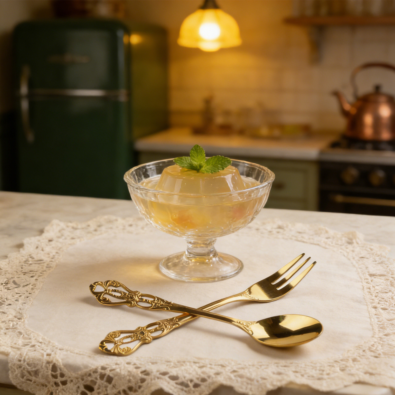 1 Pair Vintage Gold Spoon Fork - огляд і ціна Gold Plated Cutlery