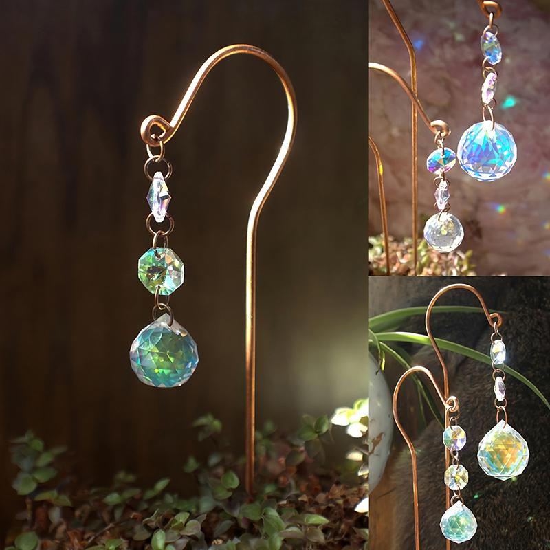 1Pcs Garden Lawn Decoration Su - огляд і ціна Crystal Ball Decor