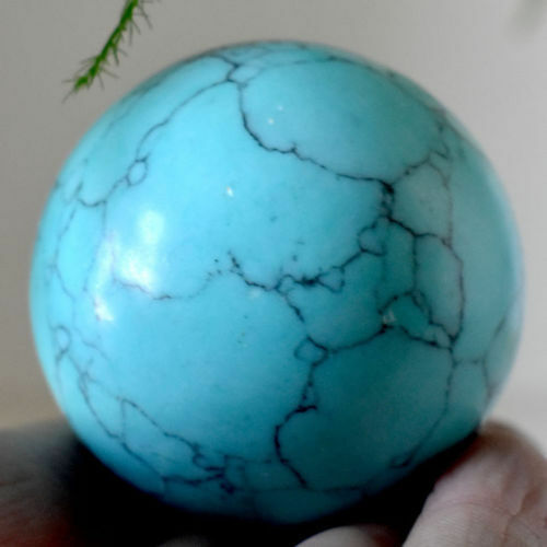 Raw Ore Turquoise Stone Minera - огляд і ціна Crystal Ball Decor
