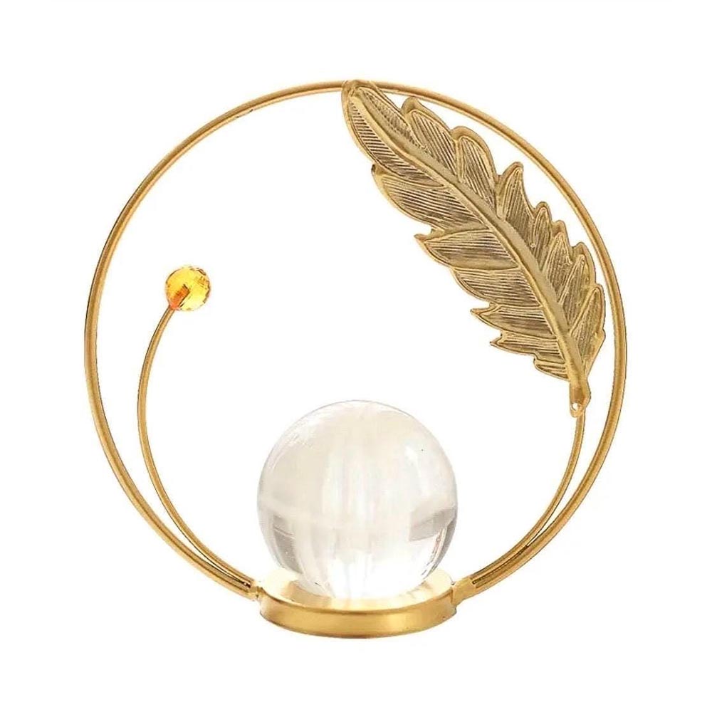 Feather Crystal Ball Stand Met - огляд і ціна Crystal Ball Decor
