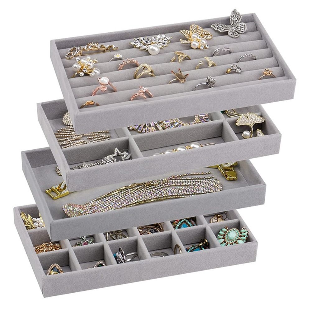 Organizer Box Stackable Velvet - огляд і ціна Velvet Jewelry Box