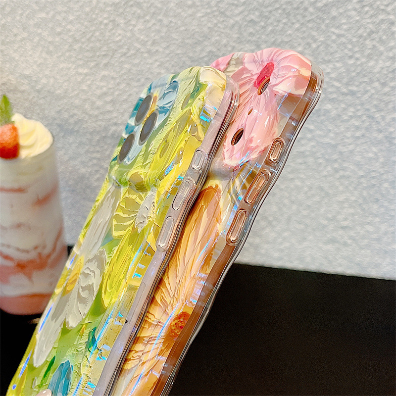 Fashion Oil Painting Flowers W - огляд і ціна Apple Iphone 15